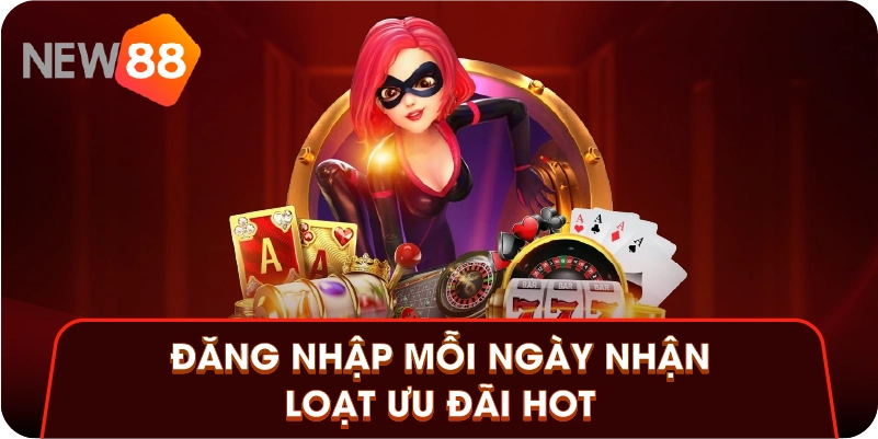 Đăng nhập mỗi ngày nhận loạt ưu đãi hot